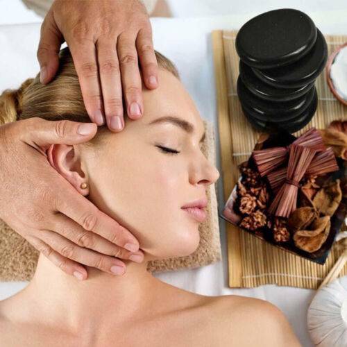 16Pcs Hot Massage Basalt Stone Volcanic Stones Kit Rock SPA Oiled Massager Salon