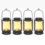 LUMIRO 4 Pack Solar Hanging Mason Jar Lights Decorative Solar Lantern with Stakes_1