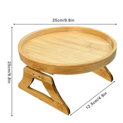 Sofa Armrest Clip-On Tray Table_8