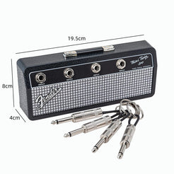 Blues Music Storage Jack Rack Vintage Amplifier Wall Keychain_7