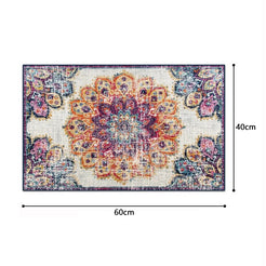 40*60CM Light Luxury Retro Entry Door Carpet Crystal Velvet Floor Mat_5