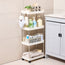 Multi-purpose Portable Bathroom Storage Rack on Wheels_1