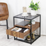 Drawer 3-Tier Living Room Storage End Table_9