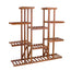 16 Potted Wood Flower Rack Plant Display Storage Shelves_5