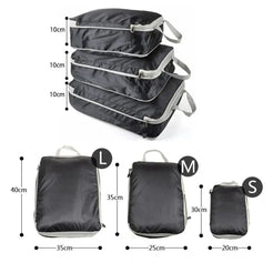 3Pcs Compressible Travel Storage Bag Suitcase Packing Cubes_11