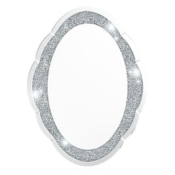 Cloud-shaped Accent Mirror with Crushed Diamonds_0