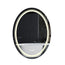 Frameless Oval Illuminated Bathroom Mirror_0