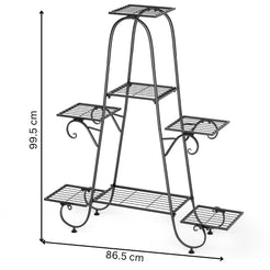 Metal Plant Stand Indoor Outdoor Flower Pot Display Rack Garden Shelf Stand Holder_8