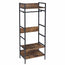 Freestanding Garment Storage Coat Rack with Shelves_0