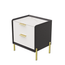 Modern White Nightstand with Storage Drawers_7