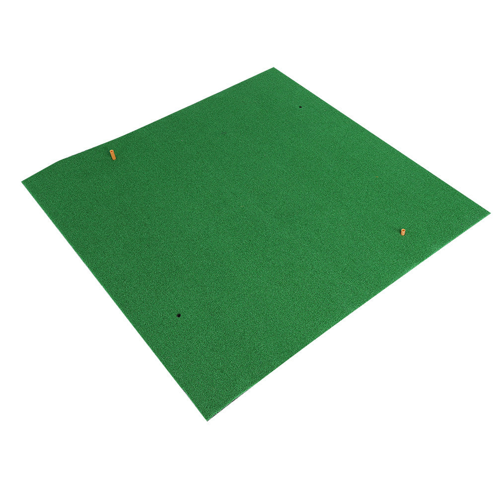 1.5m x 1.5m Portable Golf Hitting Pad Rubber & Nylon Mini Golfing Practice Mats