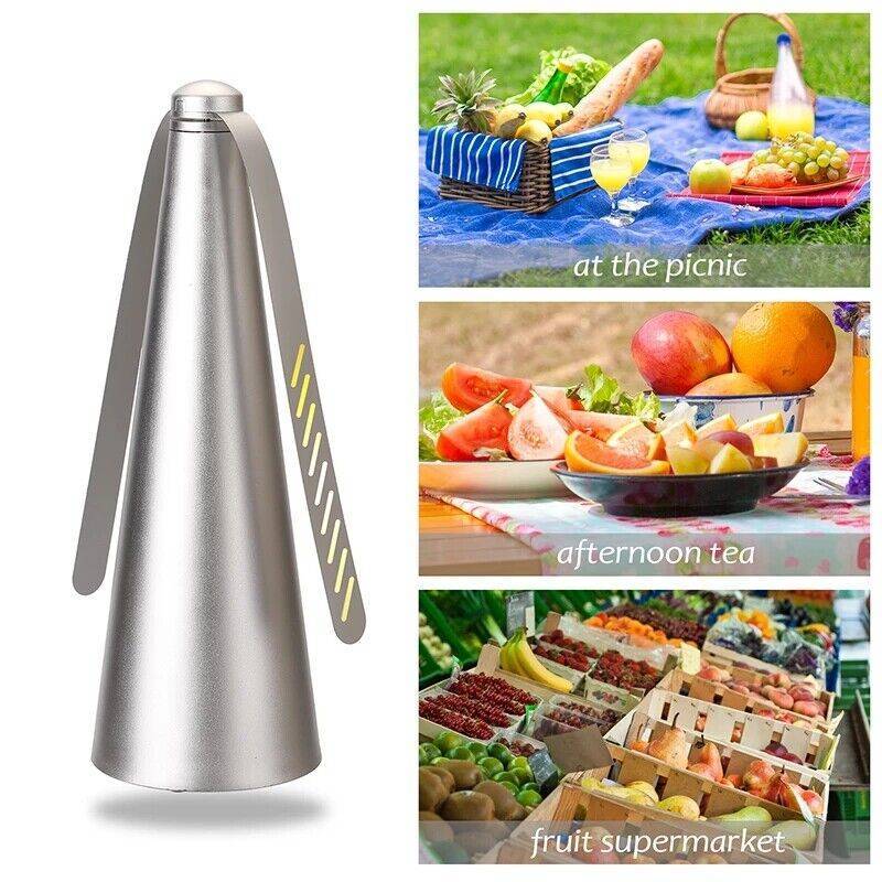 Automatic Fly Trap Repellent Fan Keep Flies Bugs From Away Food Fruits Anti Pest