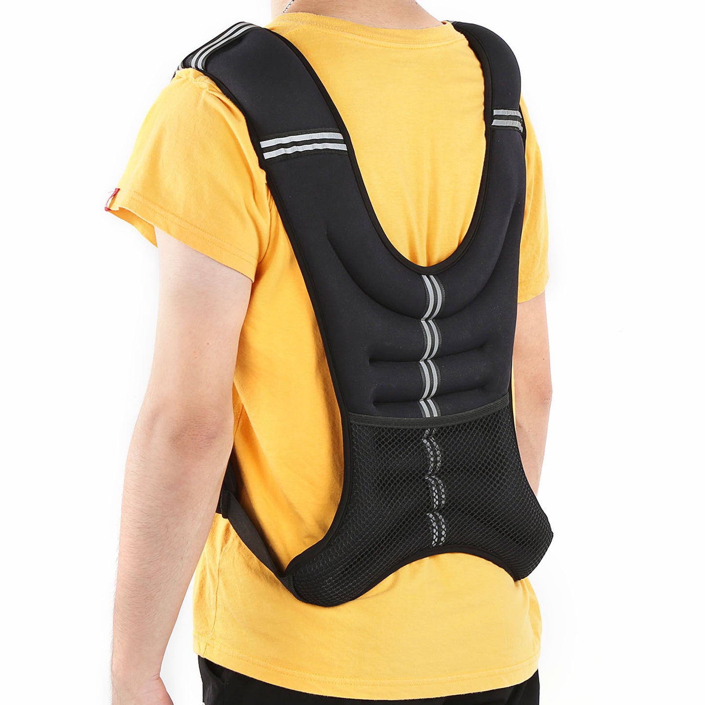 Exercise Weighted Vest Strength Training Jacket with Adjustable Buckle for Workout Fitness