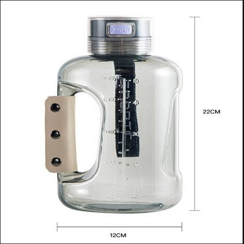 1.5L Hydrogen Water Bottle Hydrogen Rich Portable Rich Hydrogen Water Generator