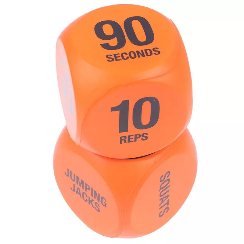 Workout Dice Exercise Dice Game Workout  Fitness Decision Dice