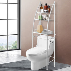 Dutxa 3 Tier Over Toilet Storage Shelf White-1861639653438918663