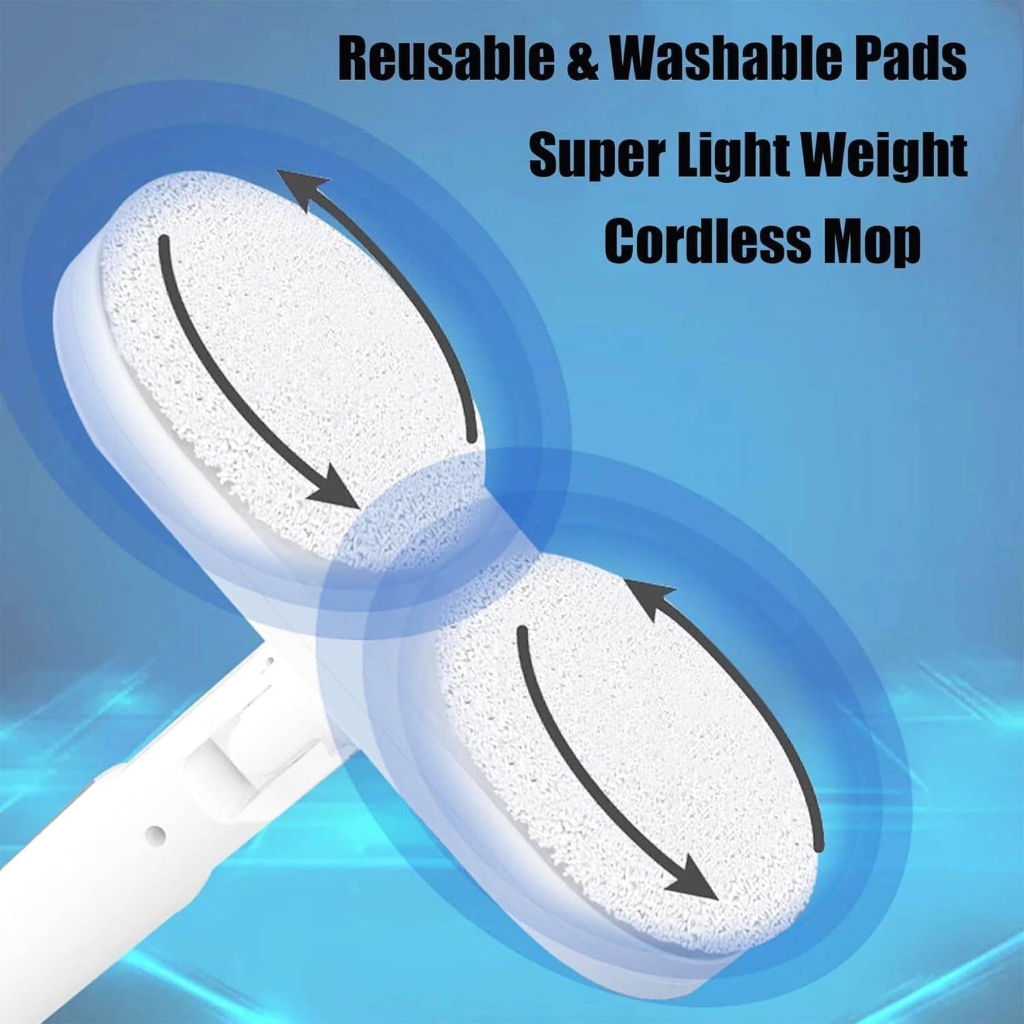 5-In-1 Cordless Electric Mop Cleaner Floor Polisher Sweeper Washer Scrubber