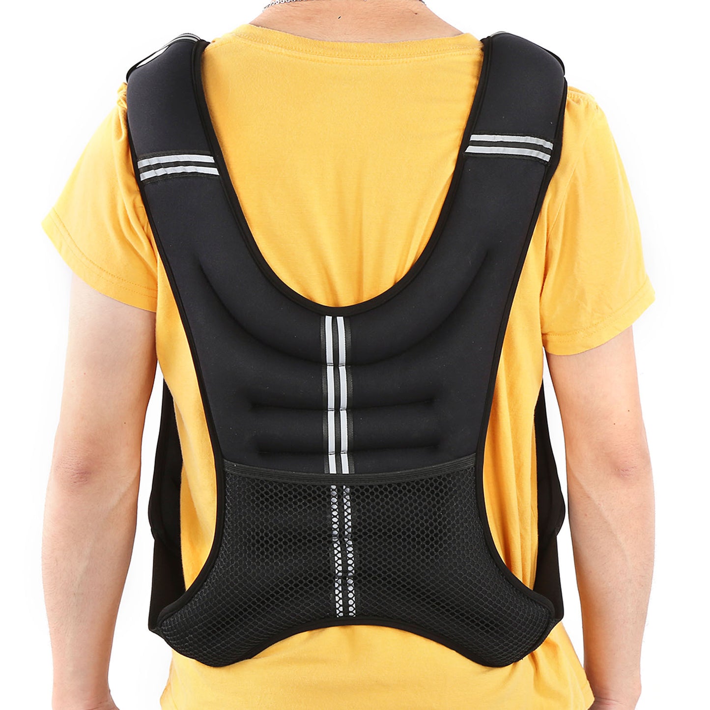 Exercise Weighted Vest Strength Training Jacket with Adjustable Buckle for Workout Fitness