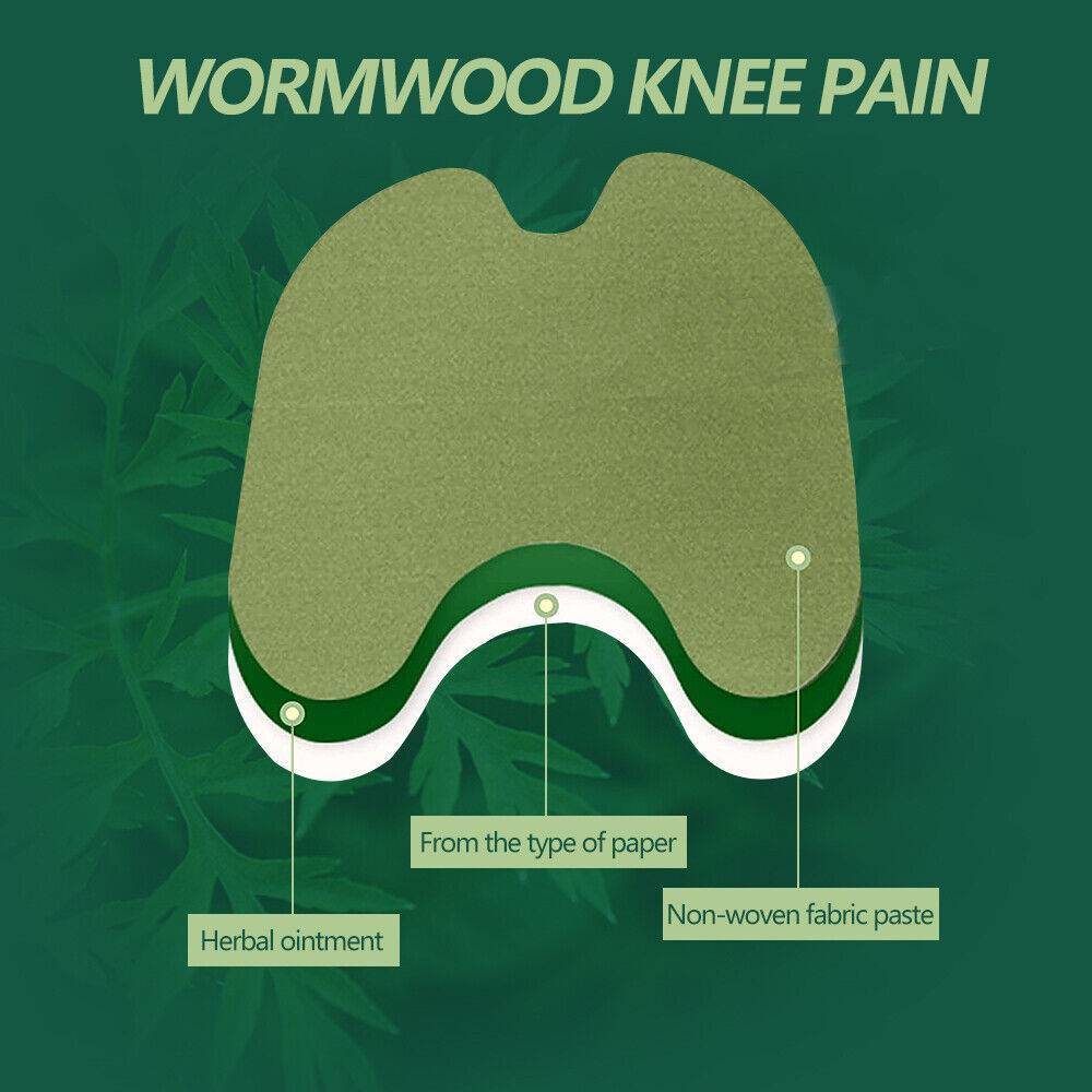 24x Wormwood Knee Plaster Sticker Wellnee Back Neck Pain Joint Ache Relief Patch