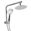 Shower Head High Pressure Set Rain Round Silver-1861639752420298752